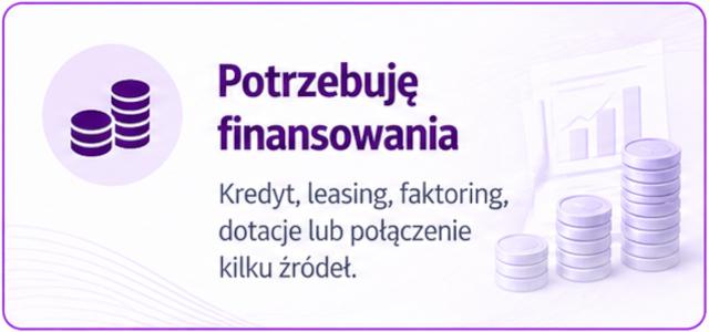 Potrzebujesz finansowania ? Zapraszamy...
